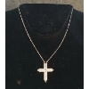Image 1 : STERLING SILVER CROSS NECKLACE