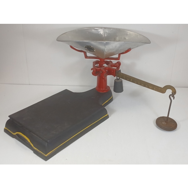 COUNTER BALANCE GROCERY SCALE - WILSON - ALUMINIUM & CAST IRON