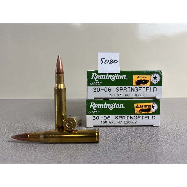 AMMO: 40X REMINGTON .30-06 150GR. 
