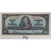 Image 1 : 1937 CDN $5 BANKNOTE