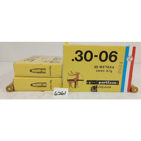 AMMO: 60X PRVI 30-06 - 150GR SP