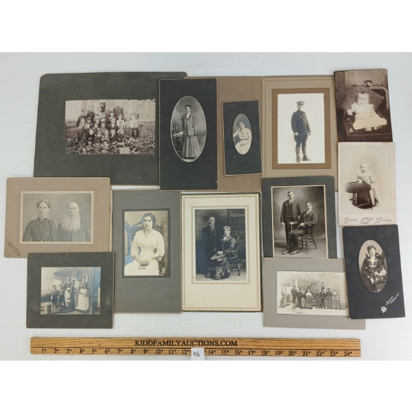 QTY OF CABINET CARD PHOTOS