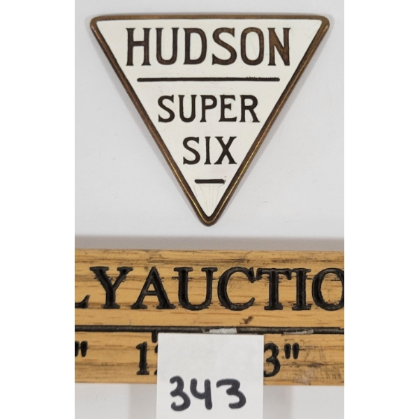 1927 HUDSON SUPER SIX RAD BADGE