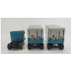 Image 5 : LOT OF 2 - TRANSCON TIN LITHO SEMI TRUCK & TRAILER