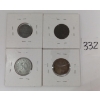 Image 2 : LOT OF 4 - 1791 FRANCE SILVER & WWII GERMAN COINS