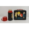 Image 4 : 1960's BARBIE AND MIDGE TIN LUNCH BOX W/ THERMOS