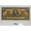 Image 1 : 1937 CDN $50 BANKNOTE