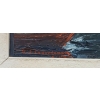 Image 4 : ROWBOAT DOCK - SIGNED - FRAMED OIL ON CANVAS