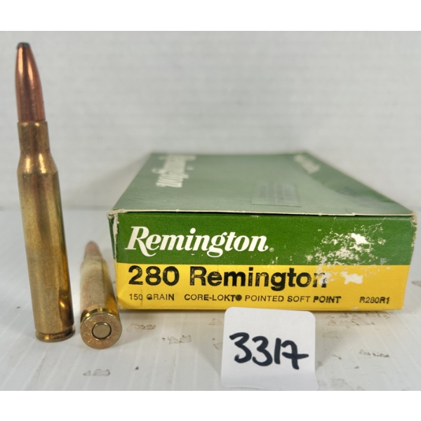 AMMO: 20X REMINGTON .280 REM - 150 GR SP