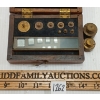 Image 7 : ANTIQUE FISHER SCIENTIFIC CO. BRASS BALANCING SCALE W/ WEIGHTS