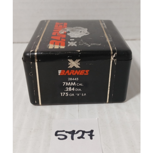 BULLETS: APPROX 50X BARNES 7MM - 175GR - SP