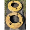 Image 1 : PAIR OF M-H WHEEL WEIGHTS - 22 INCH DIAMETER