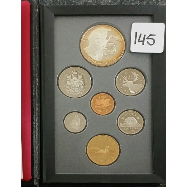 1995 RCM PROOF SET - 325TH ANN. OF HUDSON'S BAY COMPANY