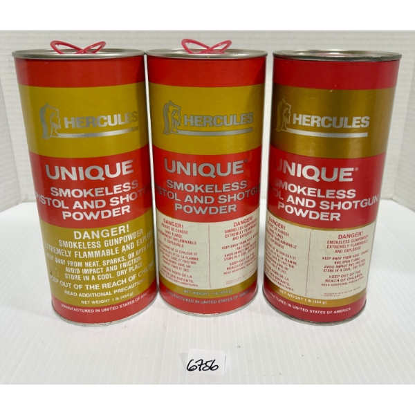 POWDER: APPROX 2.25 LBS HERCEULES UNIQUE