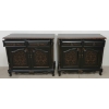 Image 2 : LOT OF 2 - BOMBAY CO. BLACK & GOLD ACCENT CABINETS