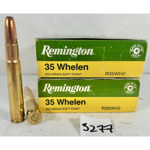 AMMO: 40X REMINGTON .35 WHELEN - 250 GR SP