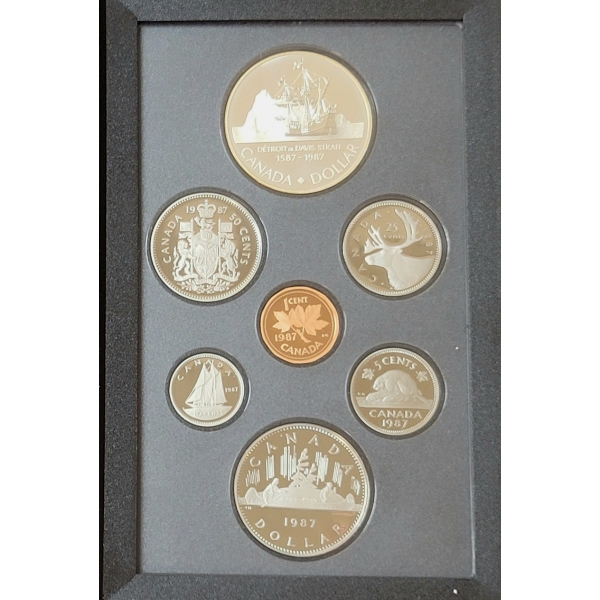1987 RCM DOUBLE DOLLAR PROOF SET