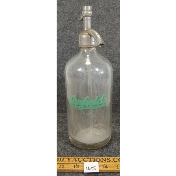 CANFIELD'S BEVERAGES SELZTER BOTTLE