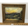 Image 1 : LANDSCAPE BY UNKNOWN ARTIST - FRAMED OIL ON CANVAS BOARD