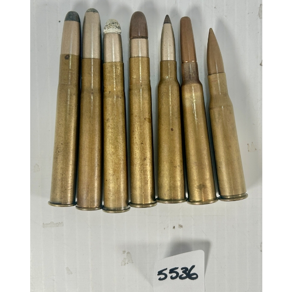 AMMO: 7X .280, .303 & .360 CAL RIFLE CARTRIDGES