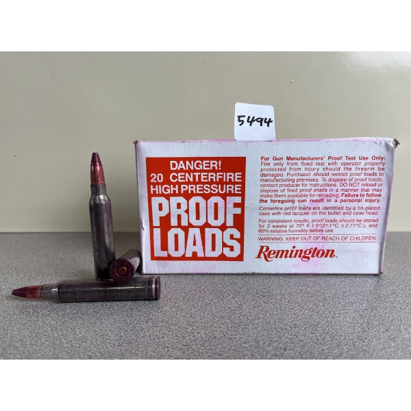 PROOF LOAD: 15X REMINGTON .300 WIN MAG 