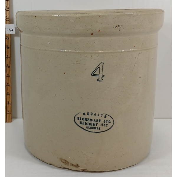 MEDALTA STONEWARE 4GAL OPEN TOP CROCK