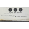 Image 3 : WAYNE PUMP PORCELAIN GAS PUMP FACE PART