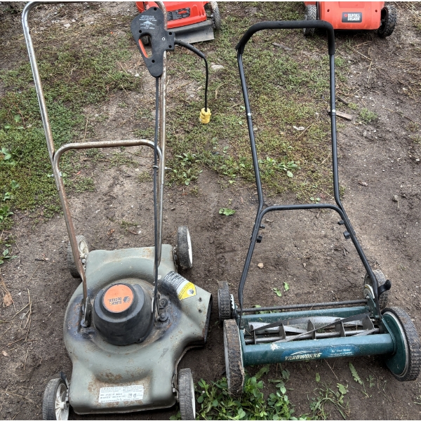 LOT OF 2 - MOWERS - REEL & ELEC - WORKING