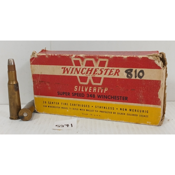 AMMO: 14X WINCHESTER SUPER SPEED .348 WIN - 150GR - SILVERTIP EXPANDING 