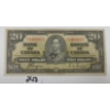 Image 1 : 1937 CDN $20 BANKNOTE