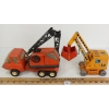 Image 4 : LOT OF 2 - TONKA & ASC TIN & PRESSED STEEL CRANE TRUCKS