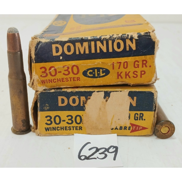 AMMO: 40X DOMINION .30-30WIN - 170GR - KKSP