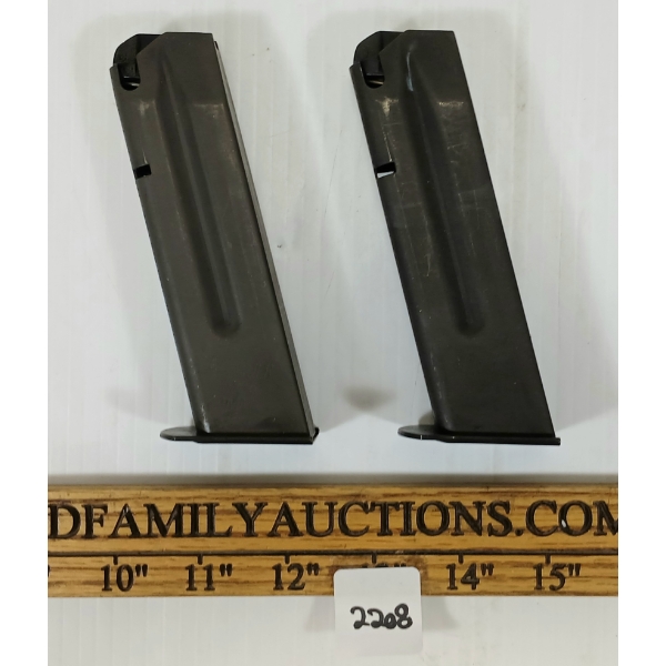 LOT OF 2 - SIG SAUER P226 9MM MAGAZINES - PAL REQ. 