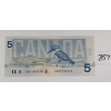 Image 2 : 1986 CDN $5 BANKNOTE - UNCIRCULATED
