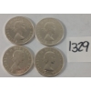 Image 2 : LOT OF 4 - 1963 CDN 50 CENT SILVER COINS