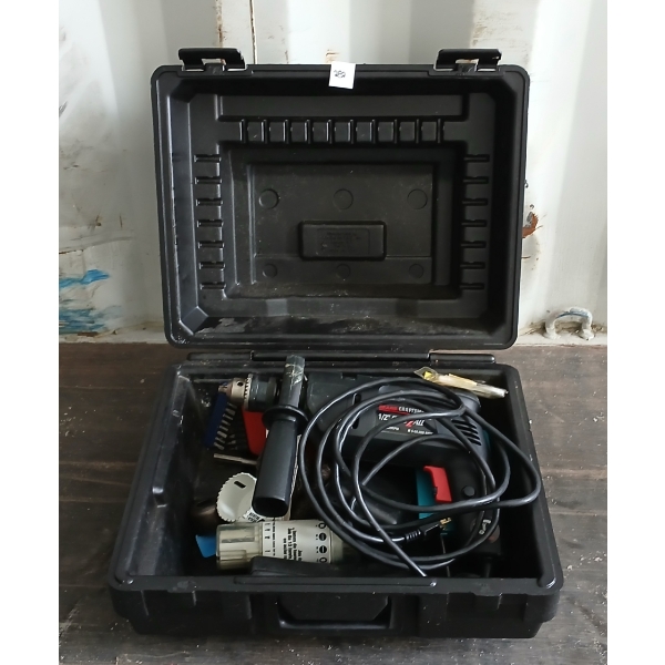 SEARS CRAFTSMAN 1/2IN DRILL ZALL W/ TOOLMASTER CASE