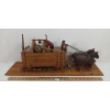 Image 2 : FOLK ART HORSE DRAWN CARRIAGE