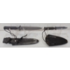 Image 5 : LOT OF 2 - CHRIS REEVES AVIATOR & PROJECT I KNIVES W/ SHEATHS