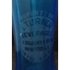 Image 4 : I. TURNER BEVERAGES - STREAKED - COBALT ACID-ETCHED - 26OZ SELTZER BOTTLE