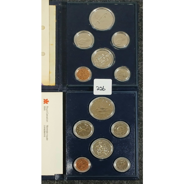  LOT OF 2 - 1981 & 1983 RCM PROOF SETS 