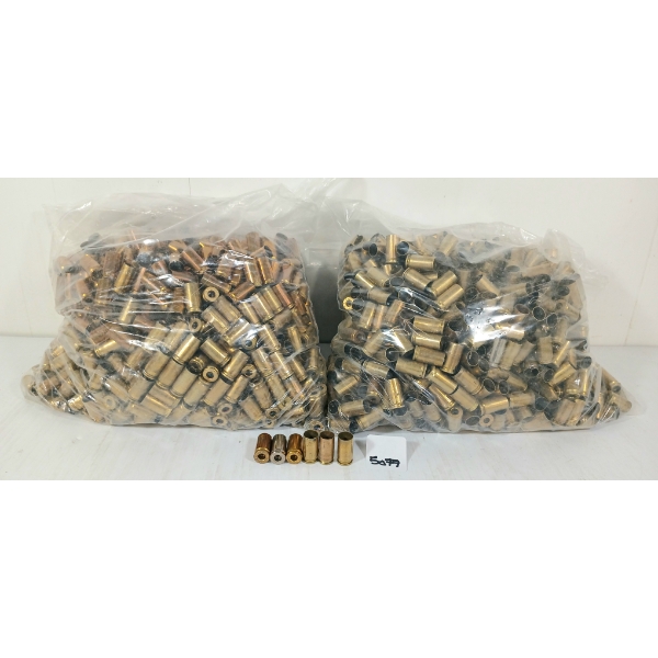 BRASS: QTY OF MIXED 9MM - 17.5LBS