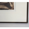 Image 3 : WOMAN IN A BLANKET BY JOHN BARR - FRAMED ETCHING ON PAPER