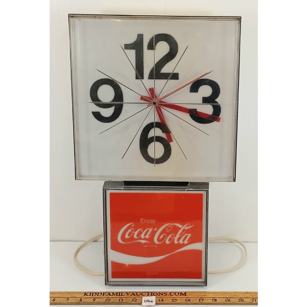 COCA-COLA WALL MOUNT CLOCK