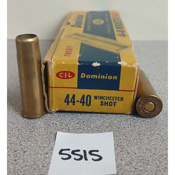 AMMO: 20X DOMINION .44-40 WIN SHOT 