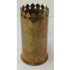 Image 5 : 1912 GERMAN BRASS ARTILLERY SHELL - TRENCH ART VASE