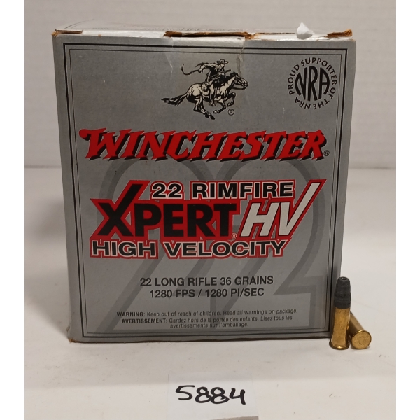 AMMO: APPROX 500X WINCHESTER XPERT HV .22 LR - 36GR 