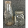 Image 4 : LOT OF 2 - JACK & JILL PEANUT BUTTER 1LB JAR & EMBOSSED TORONTO DAIRYMEN'S MILK BOTTLE