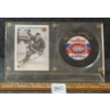 Image 1 : 1992 UTC NHL MONTREAL CANADIENS JOHN FERGUSON HOCKEY CARD & PUCK - AUTOGRAOHED