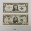 Image 1 : LOT OF 2 - 1957 & 1974 U.S. $1 & $5 BANKNOTES