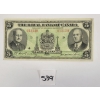 1943 ROYAL BANK OF CANADA $5 BANKNOTE